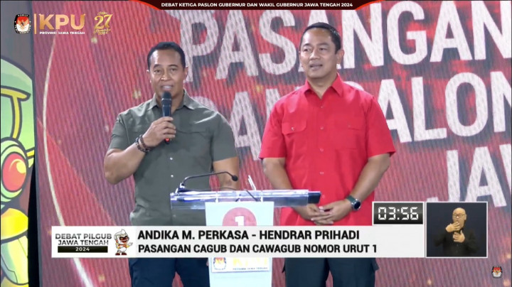 Andika-Hendi Optimistis Tingkatkan Pendidikan dan Kesehatan di Jateng