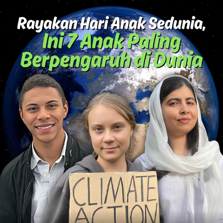 Rayakan Hari Anak,  Ini 7 Anak Paling Berpengaruh di Dunia