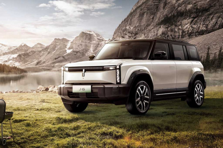 SUV Offroad Listrik Chery J6 Mulai Diproduksi Lokal