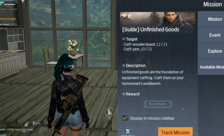 Cara Mendapatkan Benang di Undawn