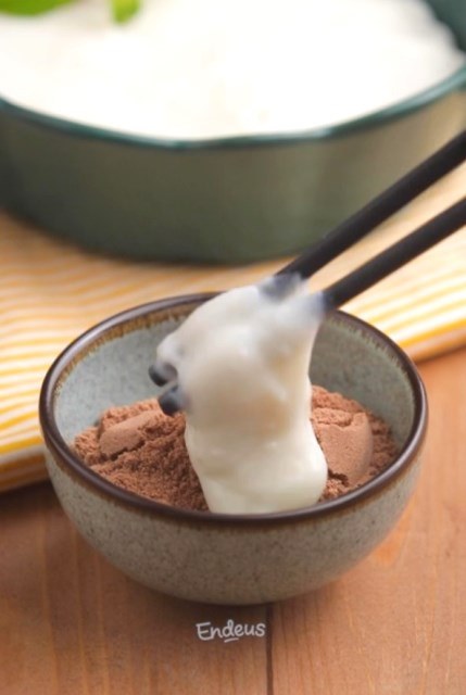 Sontek mochi ala Taiwan yang sungguh nikmat banget. (Foto: Dok. Endeus TV)