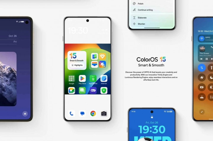 Oppo ColorOS 15 Pakai Gemini dan Circle to Search