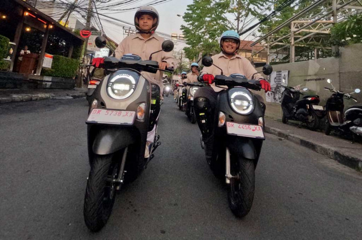Seseruan Bareng New Honda Scoopy di Bali