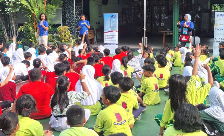 Ratusan Pelajar 'SD Obama' Semangat Ikuti Literasi Media