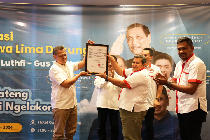 Pilgub Jateng, Relawan Pandawa Lima Dukung Lutfhi-Taj Yasin