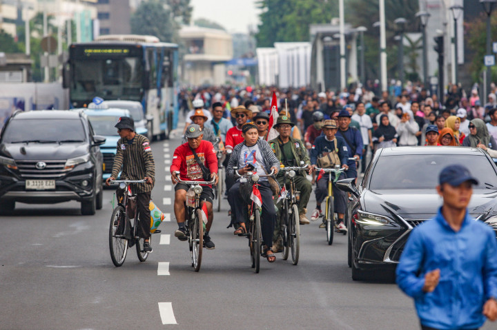 Warga Tetap Berolahraga Meski CFD Ditiadakan