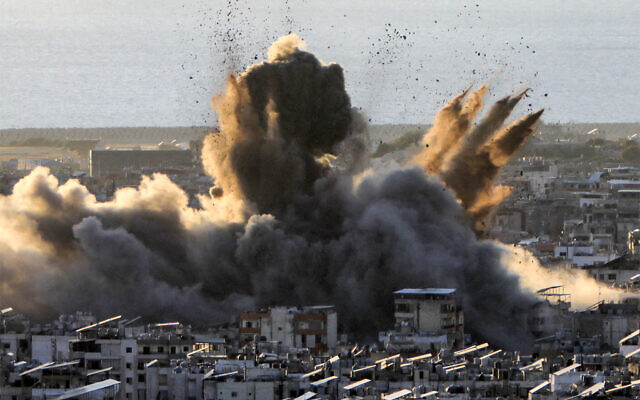 20 Orang Tewas 66 Terluka dalam Serangan Israel di Beirut Lebanon