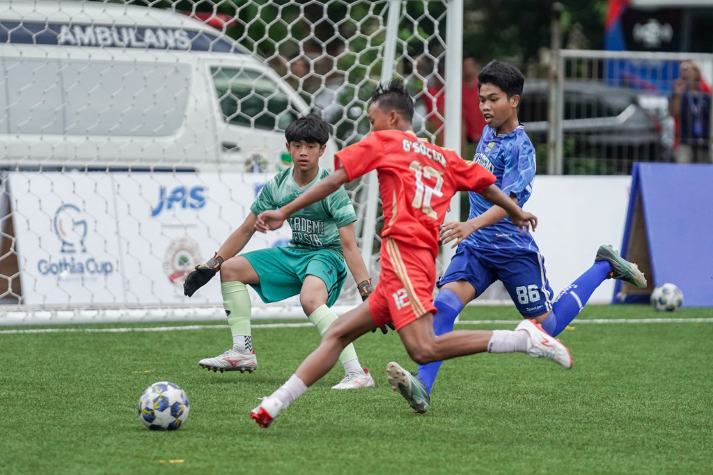 Suasana salah satu laga Grand Finale SKF Road to Gothia Cup 2025. (Foto: Istimewa)