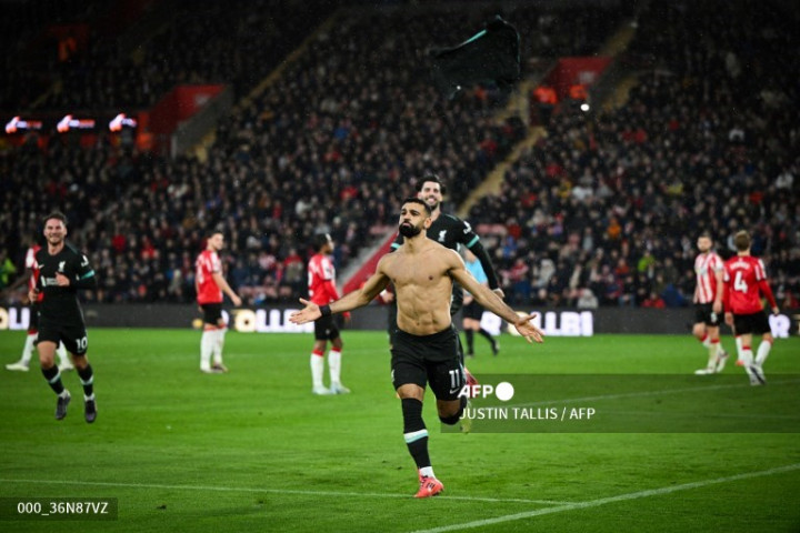 Hasil Liga Inggris: Menang di Markas The Saints, Liverpool Unggul Delapan Poin atas City