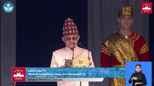 Menteri Pendidikan Dasar dan Menengah (Mendikdasmen), Abdul Mu'ti. DOK YouTube Kemendikdasmen