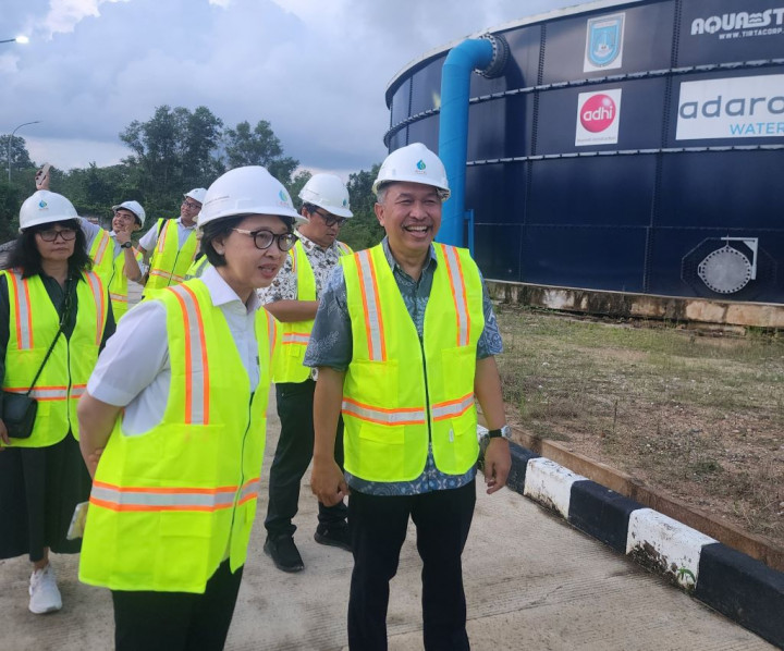 IIF dan ADB Tinjau Langsung Pembangunan Infrastruktur Air Bersih di Dumai