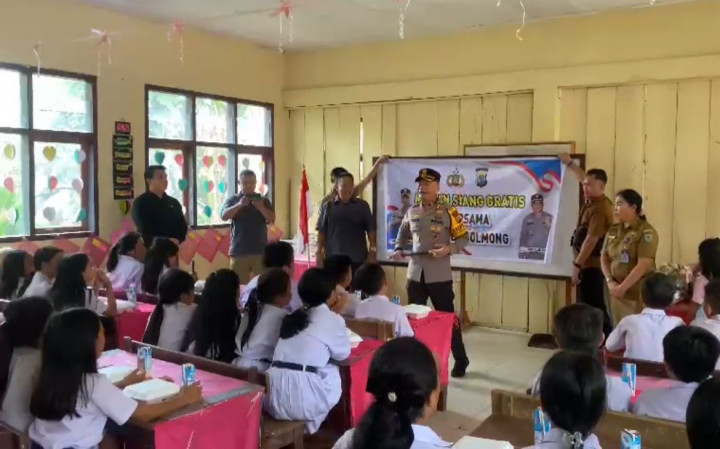 Makan Siang Bergizi Diuji Coba di Desa Pinonobatu