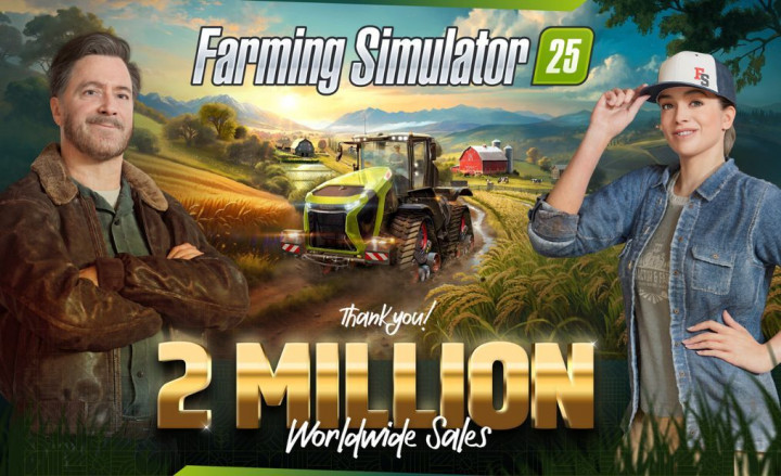 Farming Simulator 25 Terjual 2 Juta Kopi