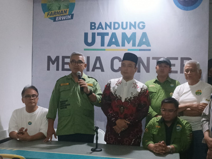 Farhan-Erwin Unggul Sementara Hasil Hitung Cepat Pilwakot Bandung