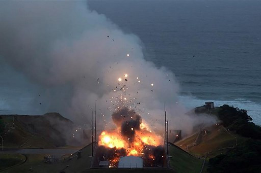 Detik-detik Mesin Roket Epsilon S Meledak Saat Uji Coba