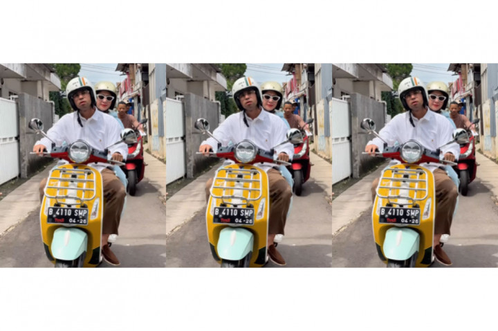 Spesifikasi Vespa Milik Raffi Ahmad 'Sultan Andara' untuk Nyoblos Pilkada