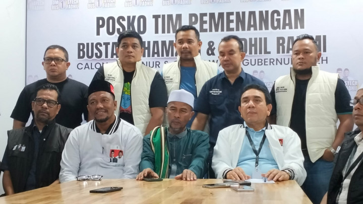 Hitung Cepat Sementara Pilkada Aceh, Bustami Hamzah-Syech Fadhil Unggul 70%