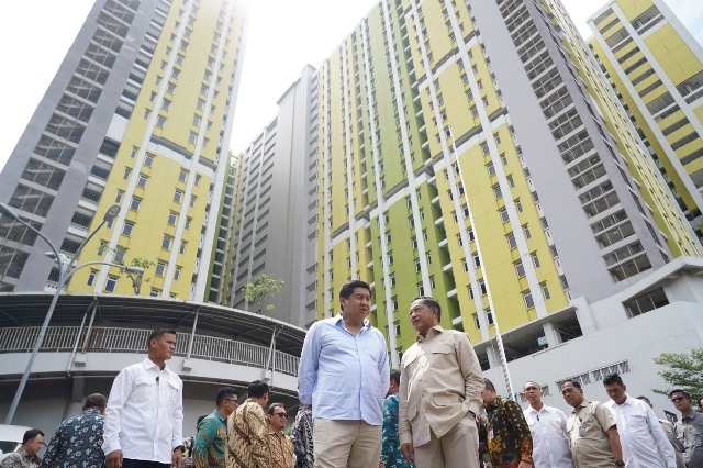 334 Kunci Rusun Pasar Rumput Diserahkan pada Penghuni