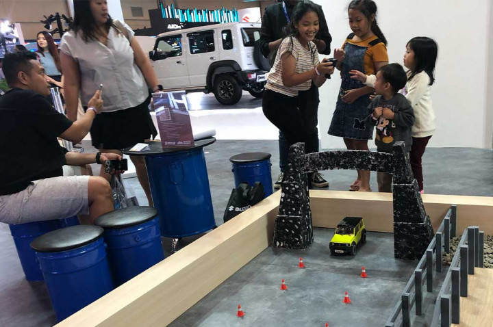 Selain Beli Mobil, Manfaatkan Zona Bermain di Booth Suzuki Jelang Akhir Pekan