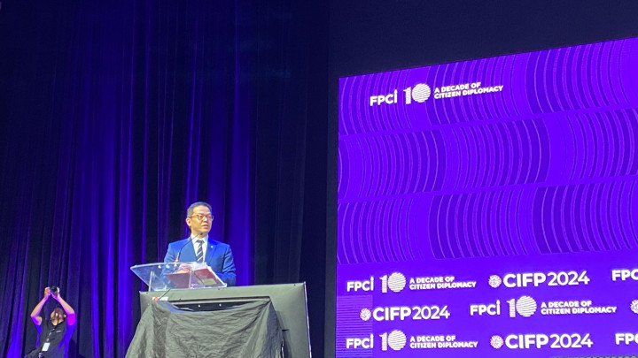 Lewat CIFP 2024, Menlu Sugiono Merasa Dapat Dukungan Moral