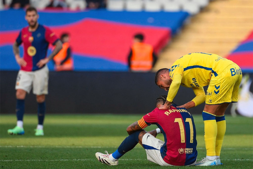 Takluk dari Las Palmas, Perayaan HUT ke-125 Barcelona Ternoda