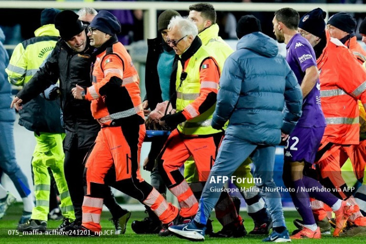 Usai Kolaps Lawan Inter, Fiorentina Pastikan Kondisi Bove Stabil
