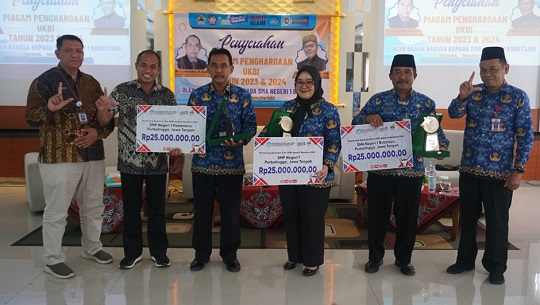 Tiga Sekolah di Purbalingga Raih Penghargaan UKBI