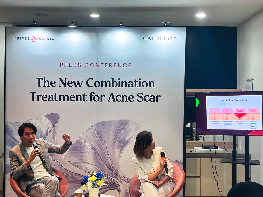 Pemaparan terjadinya Acne Scar dari dr. Almond Wibowo M Biomed AAM. Dok. A. Firdaus/Medcom 