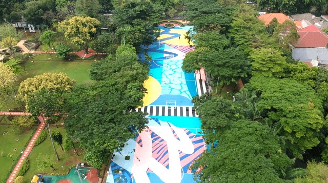 Mau jogging di taman? Kami berikan rekomendasi taman yang keren buat jogging. (Foto: Dok. Jakarta Tourism)