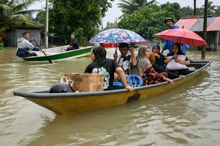 Korban Tewas Banjir Malaysia 7 Orang, Puluhan Ribu Masih Mengungsi