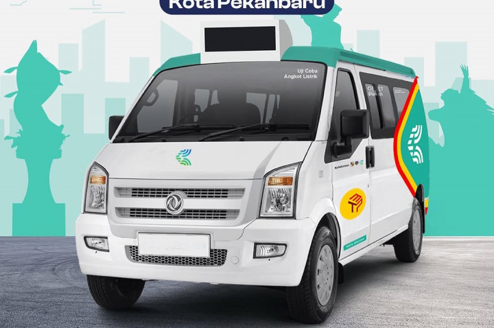 Pekanbaru Uji Coba Angkot Listrik 'Oplet Pekan'