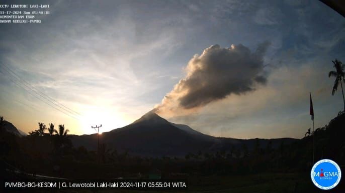 3 Ton Bahan Pangan Didistribusikan untuk Pengungsi Gunung Lewatobi