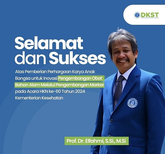 Gagas Markherb, Guru Besar ITB Raih Pengharagaan Karya Anak Bangsa dari Kemenkes