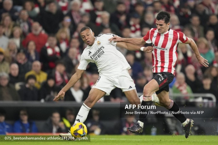 Bilbao vs Madrid: Mbappe Gagal Penalti, Los Blancos Gagal Dekati Barcelona