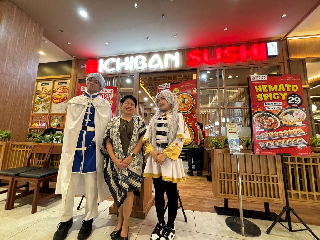 Ichiban Sushi Matsuri tidak hanya menawarkan hiburan, tetapi juga menjadi wadah ekspresi kreatif melalui kompetisi online tingkat nasional seperti Cosplay dan Comic Strips. Dok. Ist