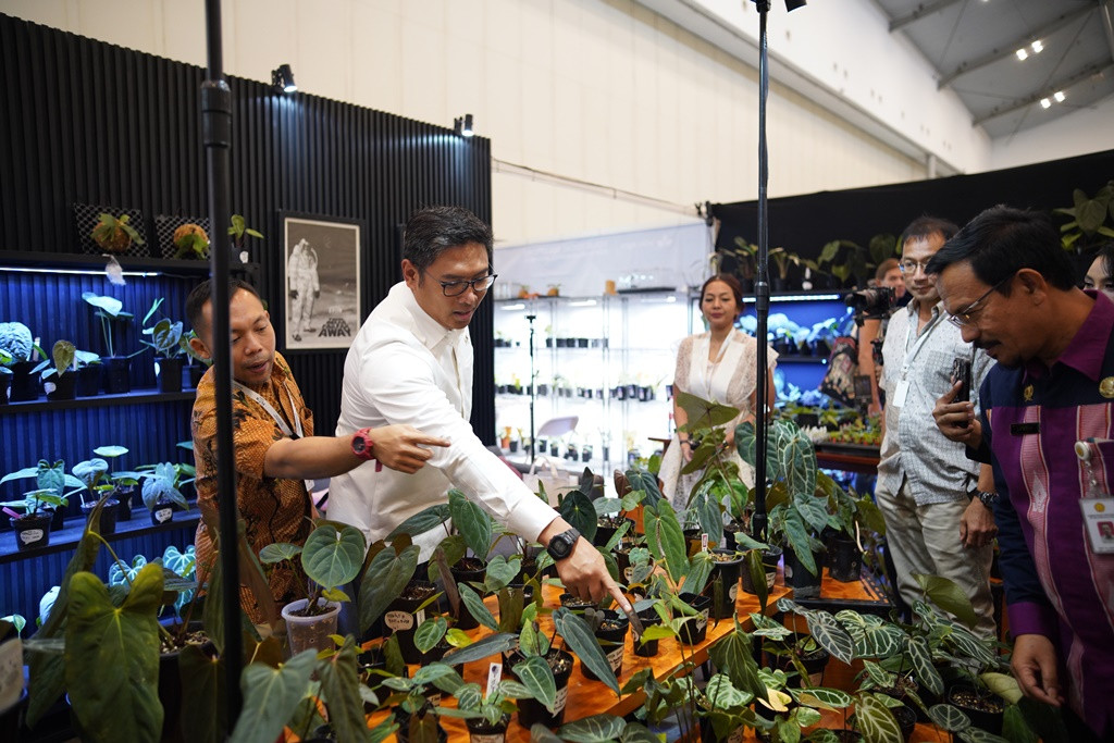 Wakil Menteri Pertanian Republik Indonesia Sudaryono, menyambut baik dan antusias atas penyelenggaraan FLOII Expo 2024 kali ini. Dok. Ist