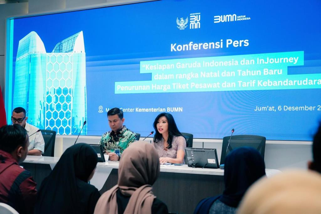 Konferensi Pers InJourney jelang Libur Natal dan Tahun Baru. Dok. Ist
