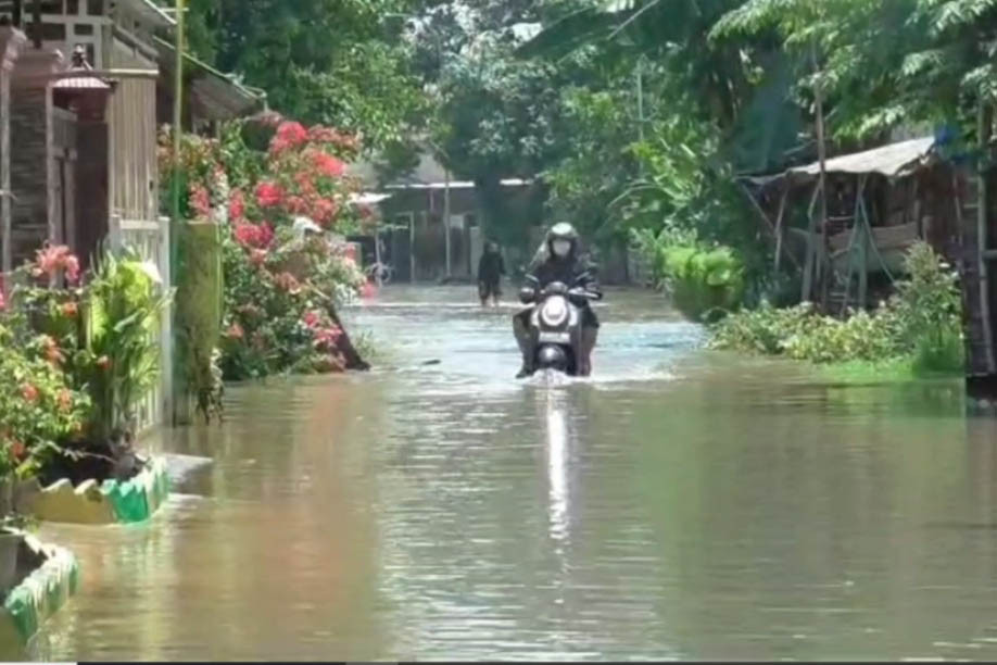 Banjir Genangi Lima Desa di Kecamatan Tarik Sidoarjo