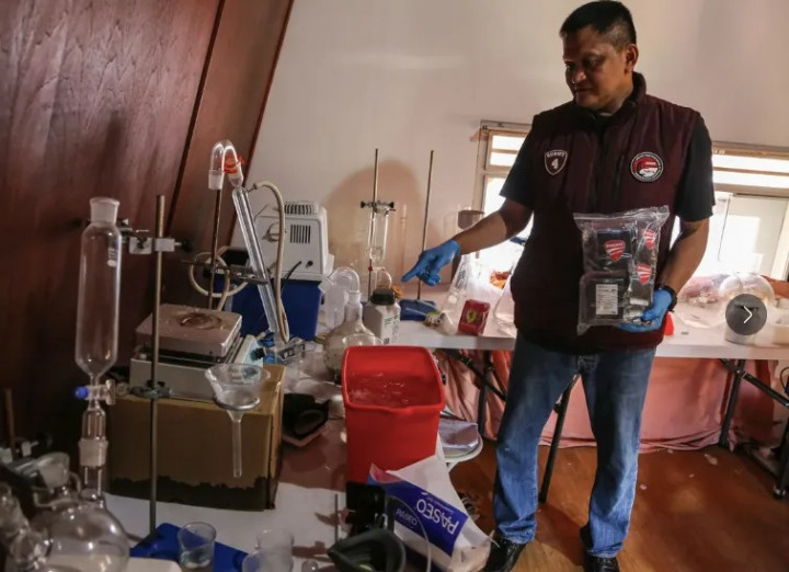Barang Bukti Senilai Rp1,5 Triliun, Ini 4 Fakta Pabrik Narkoba di Bali