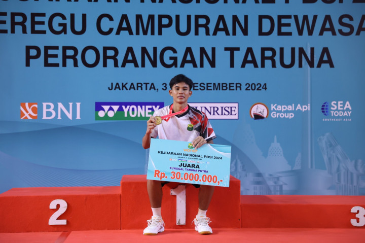 Kejurnas PBSI 2024: Muhamad Yusuf Bisa Bangkit dan Juara
