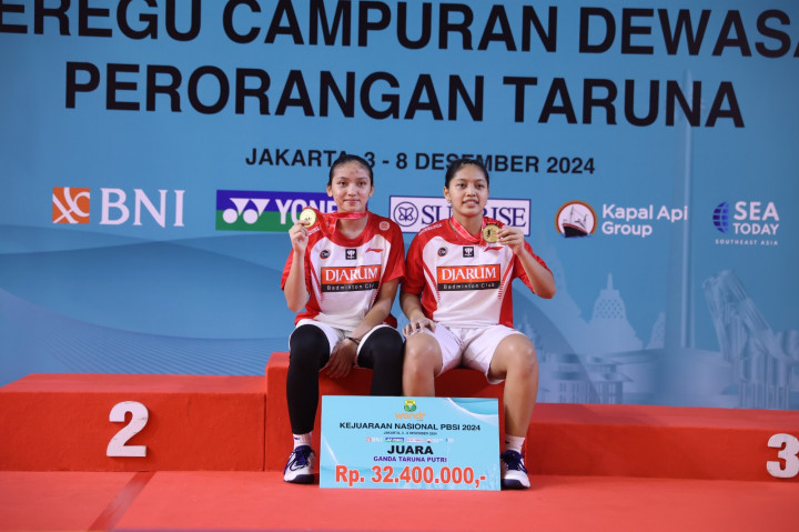 Kejurnas PBSI 2024: Ardita/Titis Menutup Tahun dengan Manis