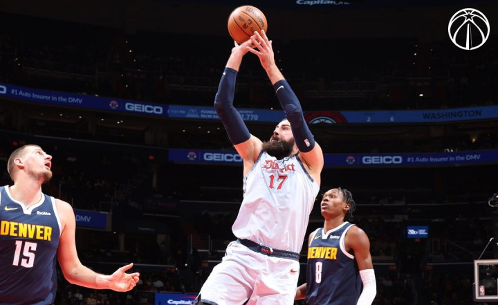 NBA: Wizards Rusak Momen Bersejarah Jokic dengan Nuggets