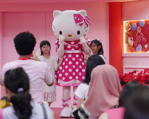 Perayaan 50 tahun Hello Kitty di Lippo Mall Puri, Jakarta. (Foto: Dok. Istimewa)