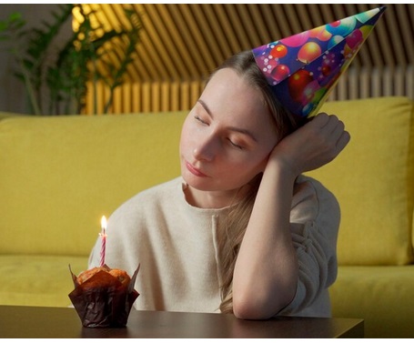 Birthday blues bisa dikaitkan dengan gangguan kesehatan mental lainnya, seperti depresi atau kecemasan. Ilustrasi Frepik