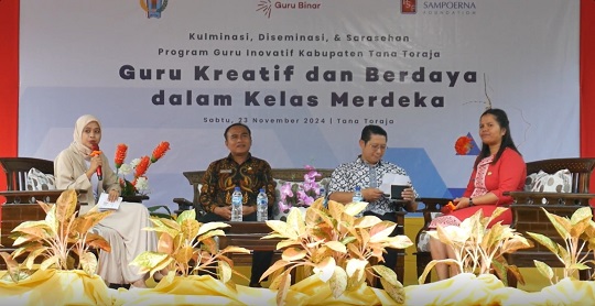 233 Pendidik di Tana Toraja Jadi Penerima Imbas Program Guru Inovatif