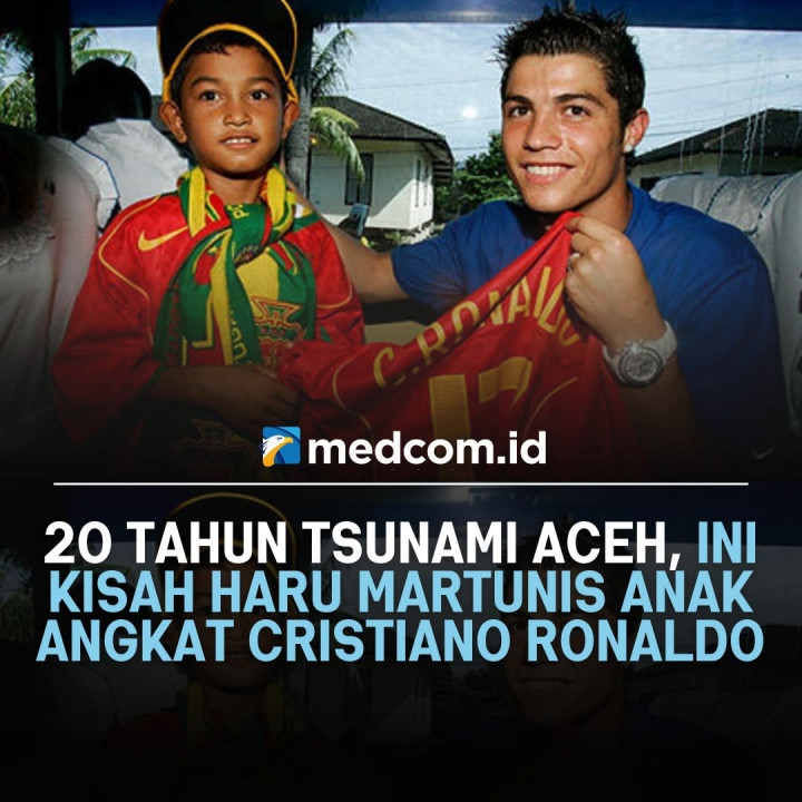 20 Tahun Tsunami Aceh, Ini Kisah Haru Martunis Anak Angkat Ronaldo