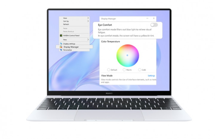 Cara Menggunakan Mode Eye Comfort di Laptop Huawei