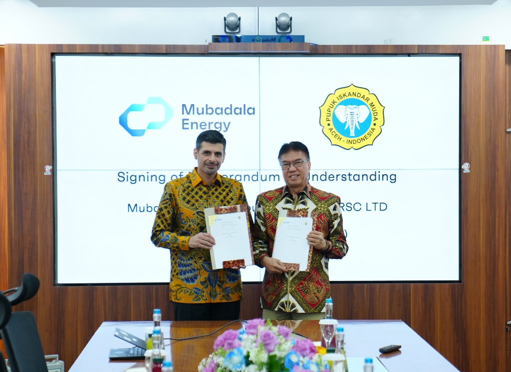 Penandatanganan MoU antara PIM dengan Mubadala Energy. Foto: Istimewa.