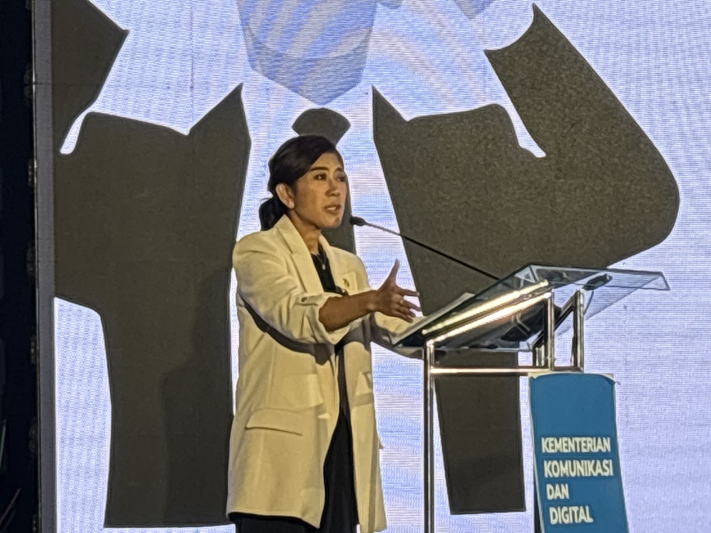 Menkomdigi Meutya Hafid. Foto: Metro TV/Vania Liu.