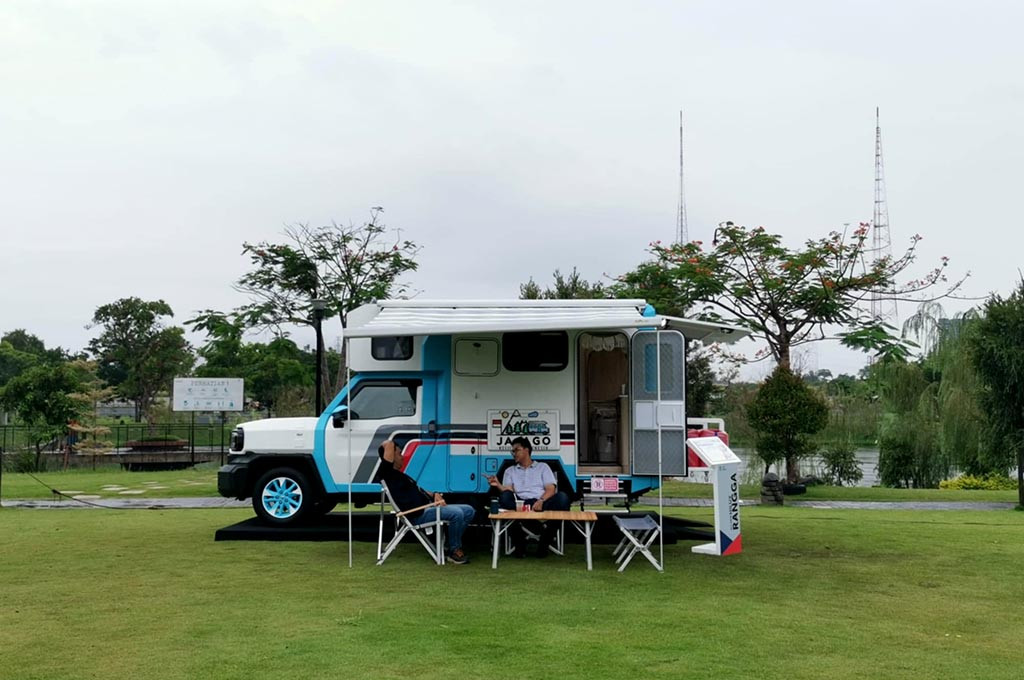 Campervan berbasis Toyota Hilux Rangga milik Jajago Keliling Indonesia. Medcom.id/Ekawan Raharja